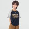 Boys' American Print Colorblock Raglan T-shirt