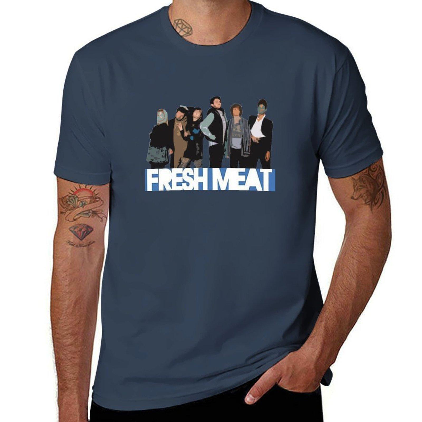 Fresh Meat Cast Image Tshirt Quick Dry Training Short Sleeve Tee S