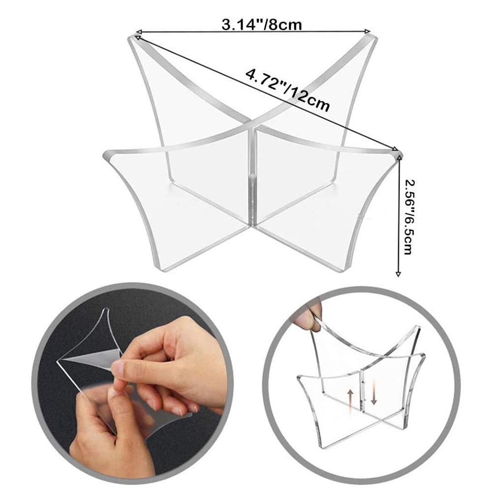 Transparent Acrylic Ball Display Stand Rack for Basketball, Football, Volleyball, and Rugby.