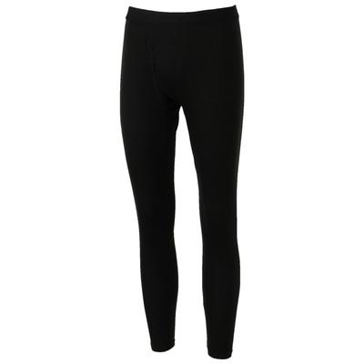 Premier Hot Innerwear Breath Thermo Medium Thick for Daily Use Long Tights (Front Opening) Heat-Generating Material C2JBC621 Men's Black M