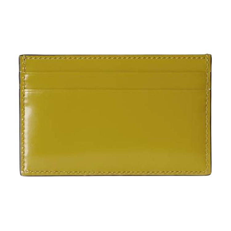 Gucci Geprägtes Logo Leder Kartenhalter Herren Accessoires Grün 817374-AAECS-3505