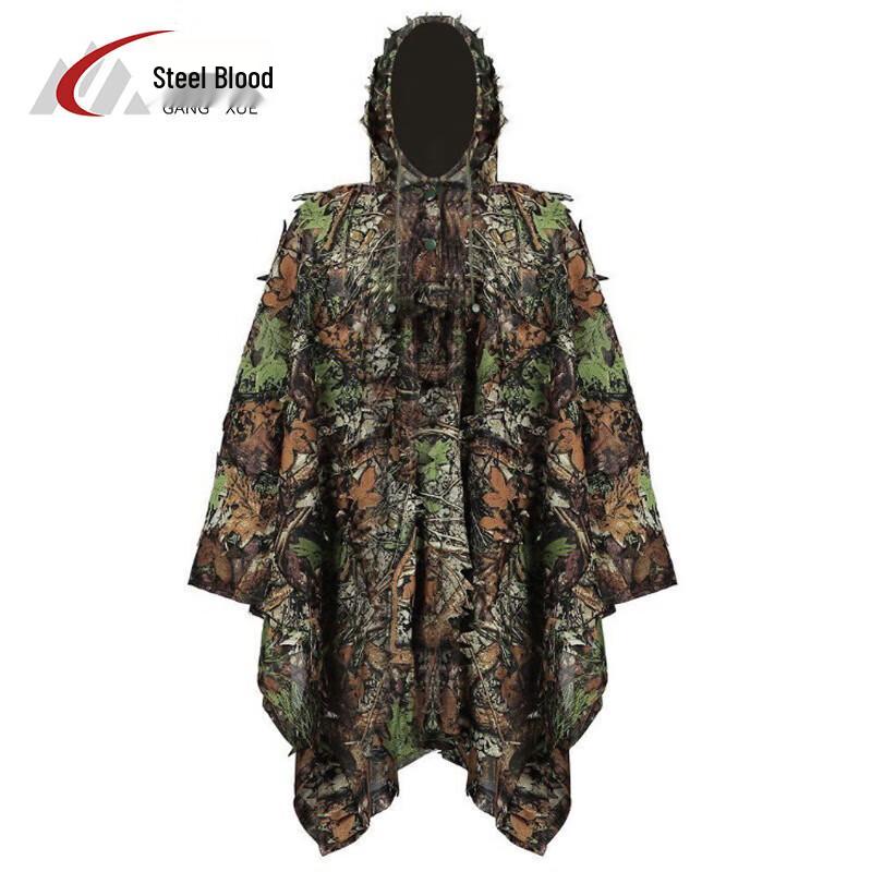 Steel Blood Maple Leaf 3D Ghillie Suit