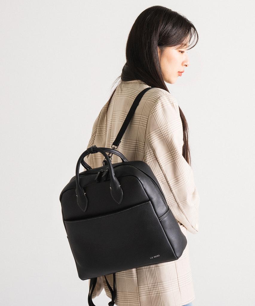 Lemine 2-Way Briefcase Bag (Black)