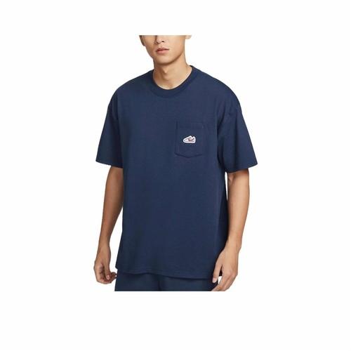 

Nike Solid Color Comfortable Fashion Short-Sleeve T-Shirt for Men in Dark Blue EU XL