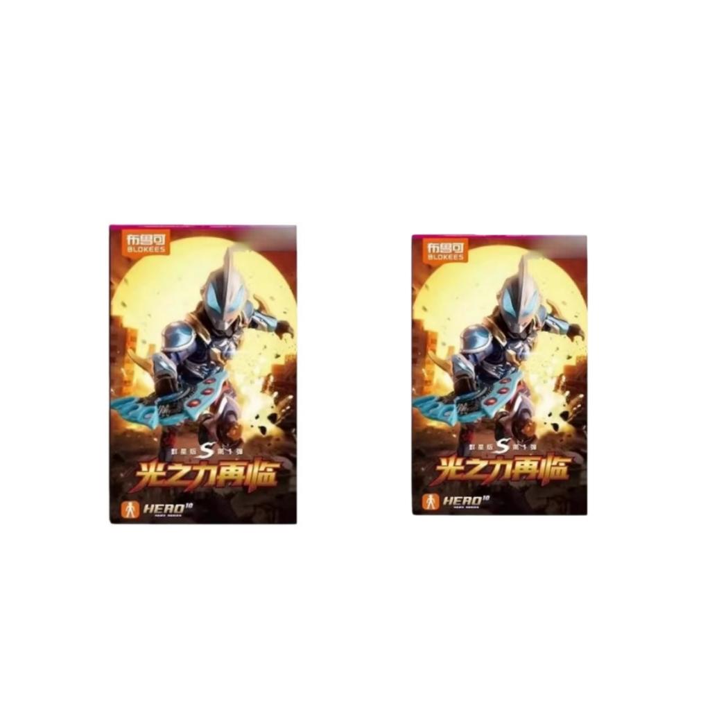 Blokees Ultraman Building Blocks Star Version S Wave 1 Genuine Geed Tiga Assembled Action Figure Toy In Stock