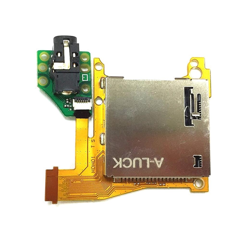 Replacement Earphone Audio Socket Board/Game Card Slot Reader for NS SwitchLite Console Gaming Accessories