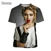 Famous Female Singer 3D Print Sports Quick Dry Breathable Men