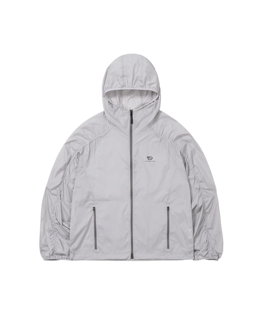 Wellbeing Express Light Nylon Windbreaker Warm Gray