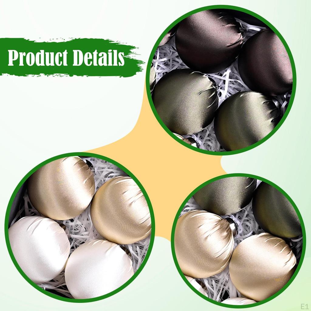 12 Pieces Christmas Ball Ornaments Decorative Hanging Baubles Tree Decorations for