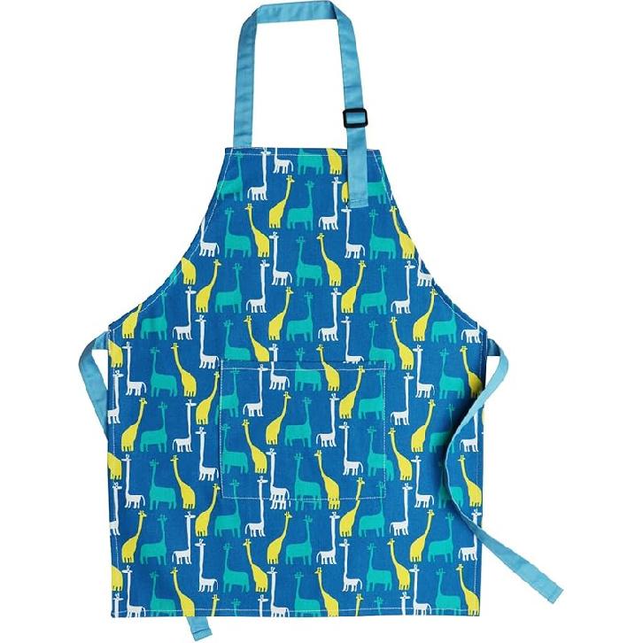 Jennice House Kids Aprons, Cotton Children Aprons with Adjustable Neck Strap Child Chef Aprons Small