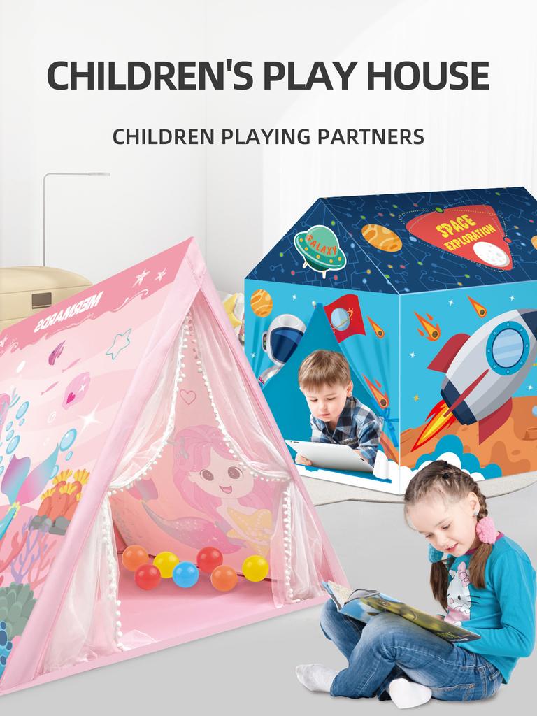 Boys And Girls Indoor Ocean Ball Pool Tent Game House Outdoor Cloth Tent Baby Toy
