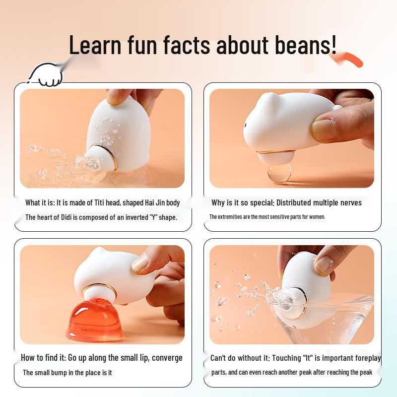 Mystery Cat Fernbedienung Ei Vibrator - Starke Vibration Erwachsenen Spielzeug für Frauen mit Saug-Höhepunkt Masturbator Funktion.