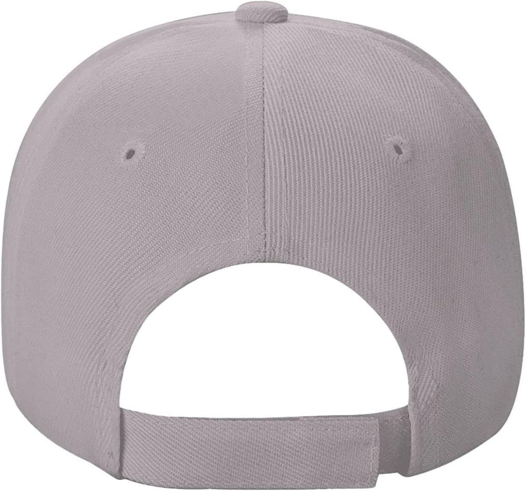 Bass Clef Guitar Headstock Musician Baseball Cap Polyester Adjustable Casual Summer Hat Gray