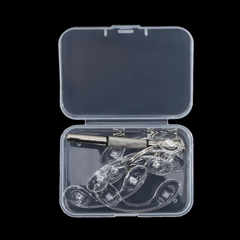 5/8 Stück Transparente Erwachsene Integrierte U-förmige Brillen Nasenpads Universelle Silikon Anti-Rutsch Brillen Nasenstegband Ersatz