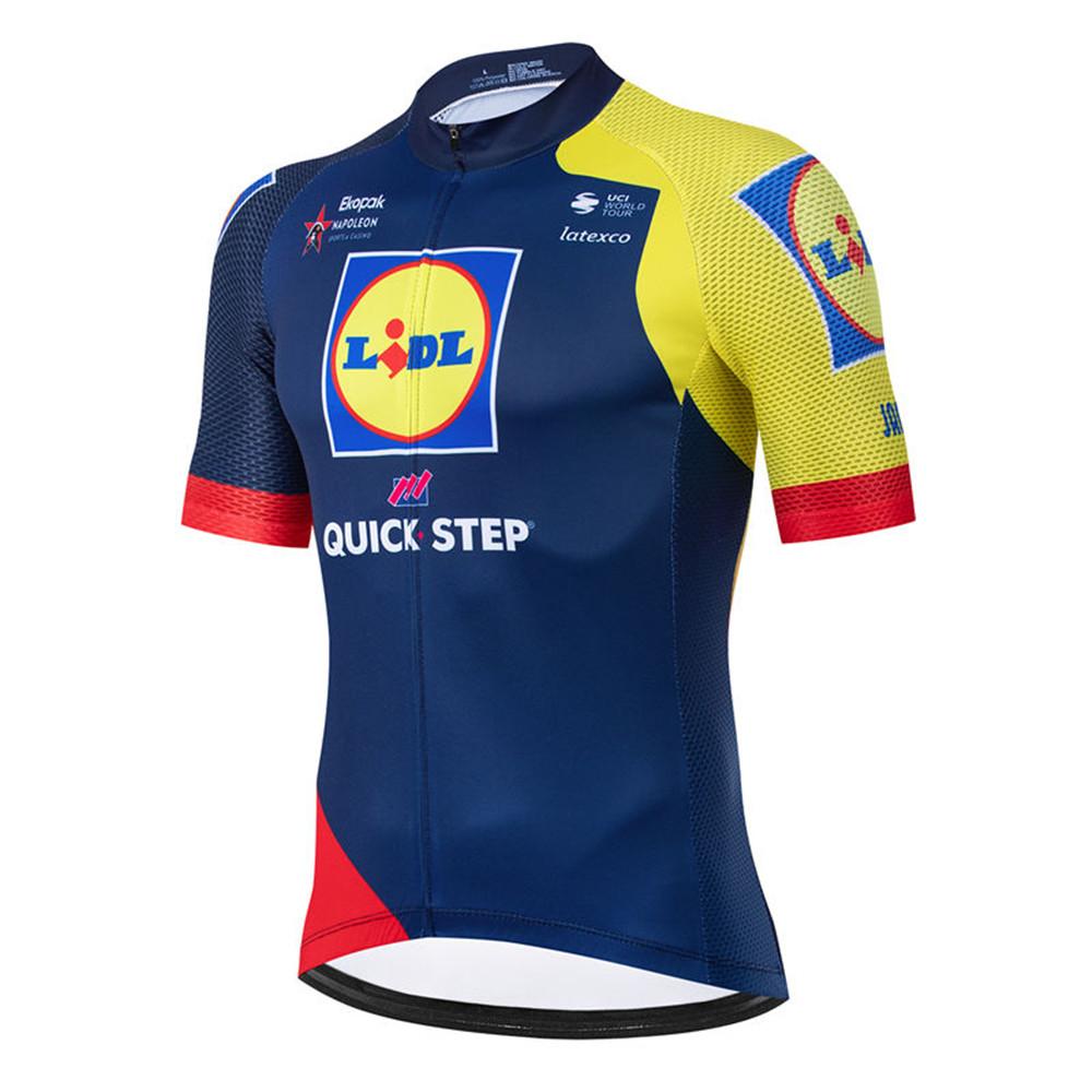 2026 Soudal Quick Step Radtrikot Set Sommer Belgien Fahrrad Atmungsaktiv Herren MTB Radbekleidung Maillot Ropa Ciclismo Uniform Anzug