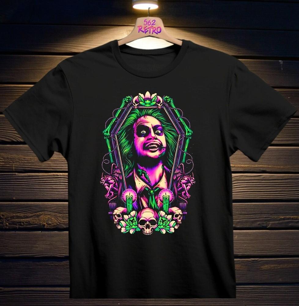 Beetlejuice Movie TShirt Black S3XL Beetlejuice Unisex T-Shirt XXXL