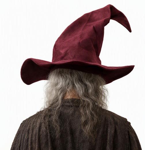 Halloween Gray Wizard Wig Beard Clothes Set Hobbit Gandalf Clothes Hat