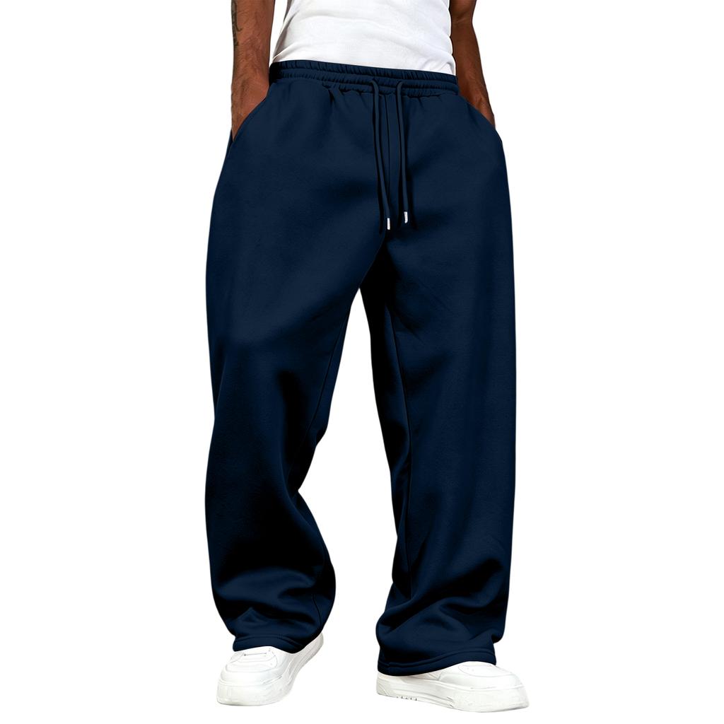 Herren Athletic Retro Street Jogginghose mit elastischem Bund für Freizeit
