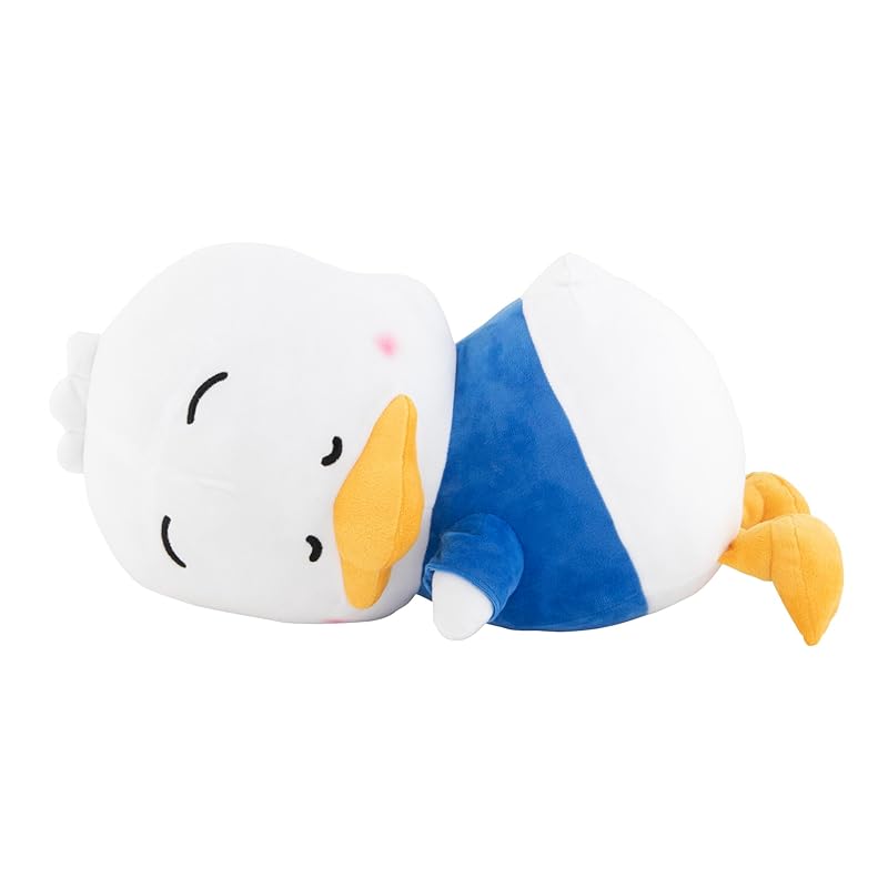 MORIPiLO (Morishita) Sanrio Pekkle the Duck Plush Toy, Approx. 35cm (Sleeping Pillow), Cute Toy, Gift, White, Character, 428234
