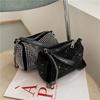 Zipper Small Square Bag Large Capacity Crossbody Bag Luxury Chain Shoulder Bag Party