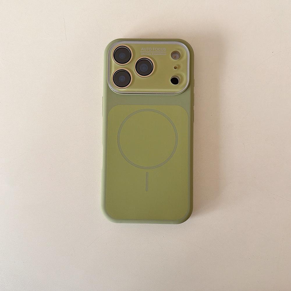 High-End Magnetic Window Case for iPhone 17 Pro Max - Contrasting Colors for Apple 16/15 Models