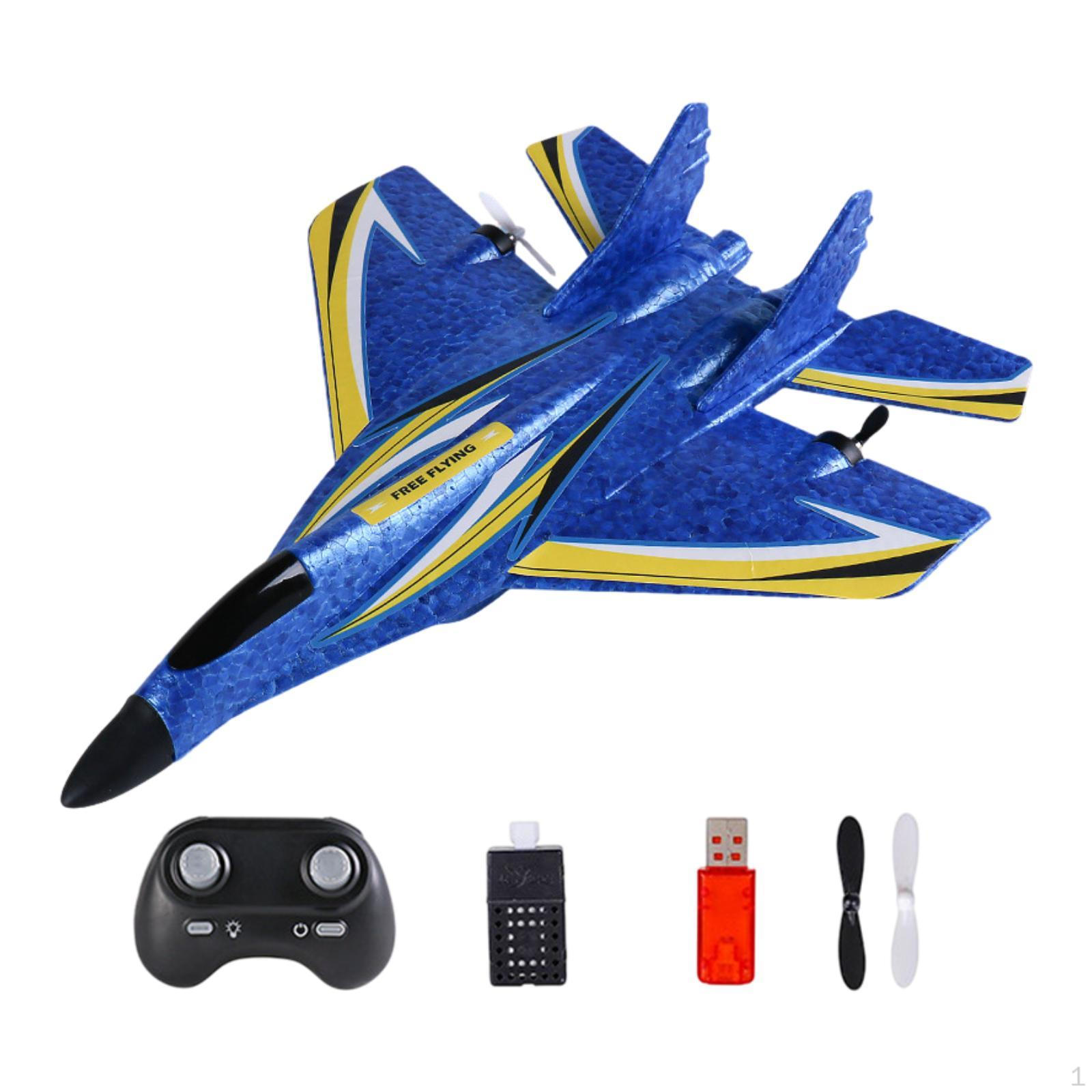 

RC Aircraft Toys, Light, with Gyros Blue Single battery