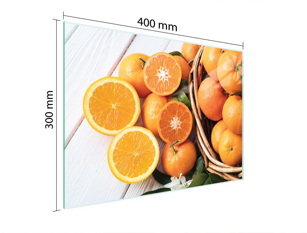 SZKLANA DESKA DO KROJENIA 40x30 OWOCE