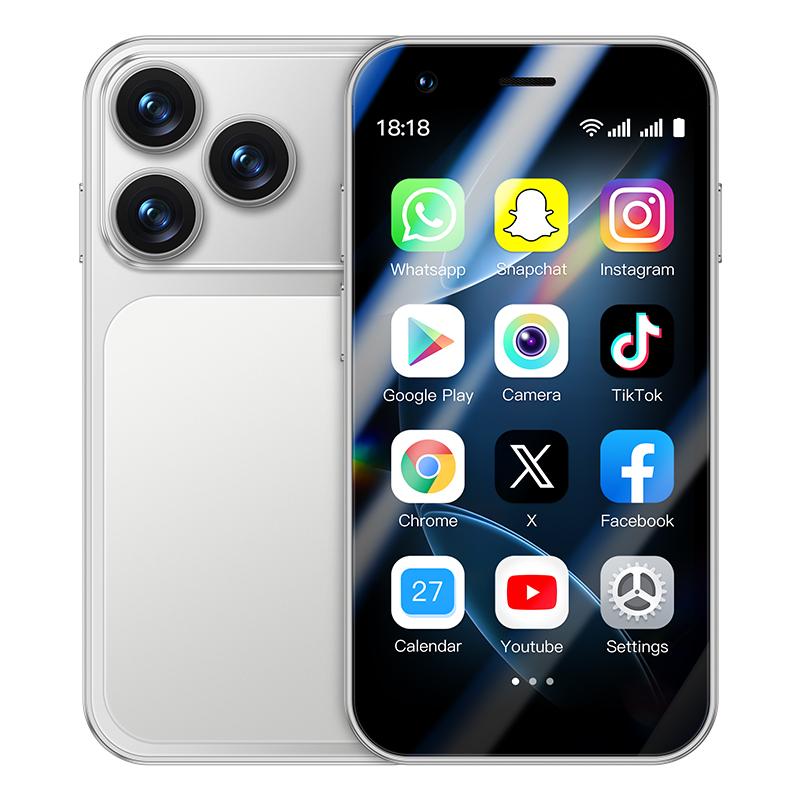 A17 Mini 3G Smartphone 3.0inches MTK 2GB RAM 16GB ROM 2MP HD Camera Dual SIM High Quality Android 8.1 Mobile Phone with Face Recognition
