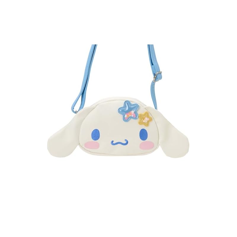 SANRIO Kids Face-Shaped Shoulder Bag, Cinnamoroll, Suitable for ages 3 and up, 199206