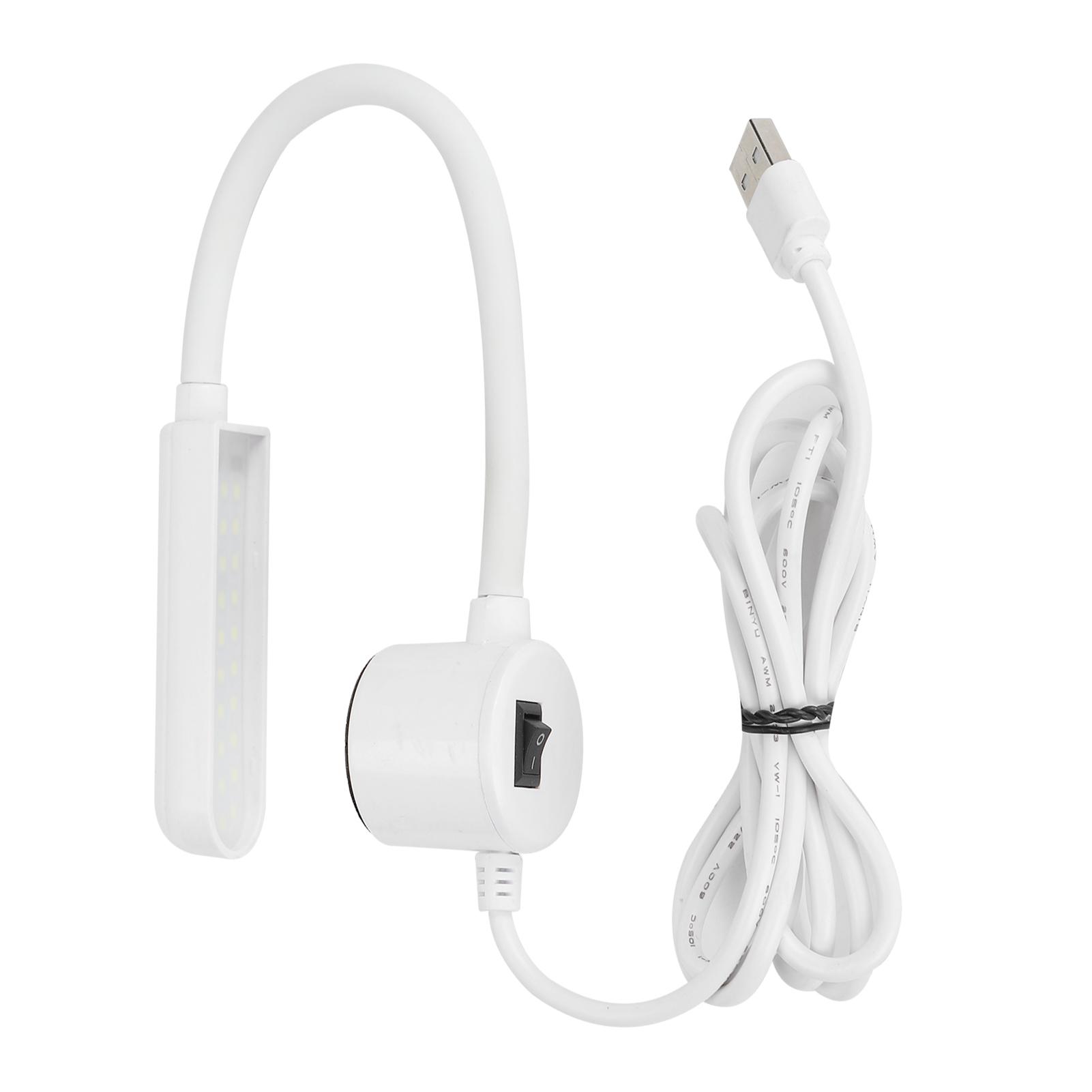 

Sewing Light 30LEDs Eye Protection Lamp Beads USB Powered Sewing Machine Light with Magnetic Mount Base