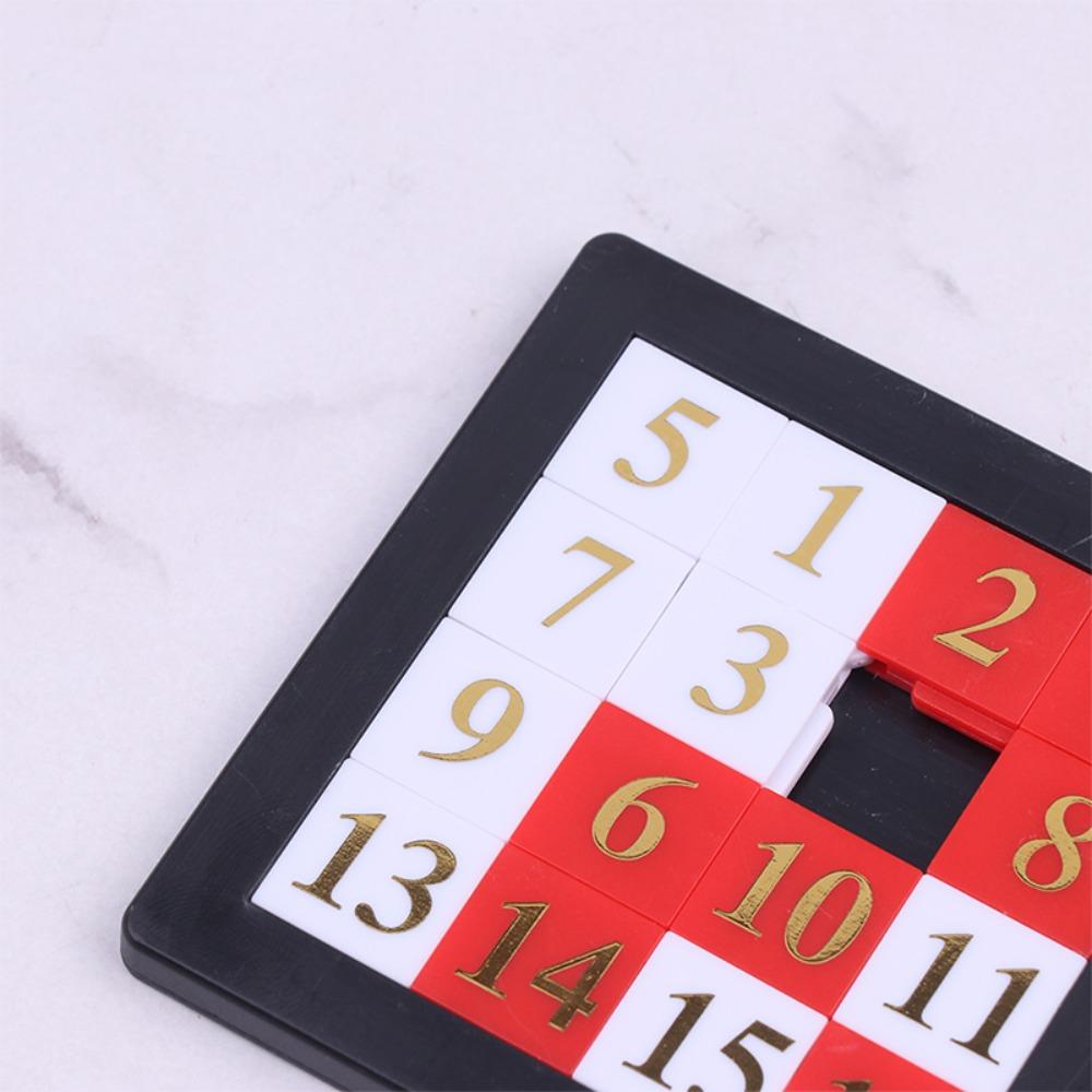 Puzzle Children'S Gift Early Educational Toy Moving Sliding Toy Number Puzzles Toys Sliding Puzzle