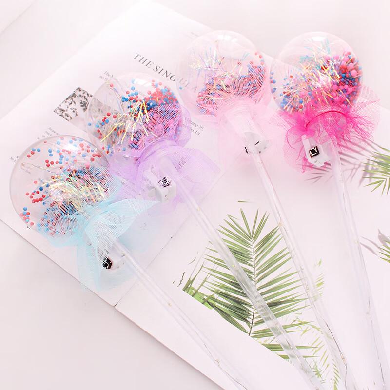 Light-Up Bubble Ball Princess Wand Set