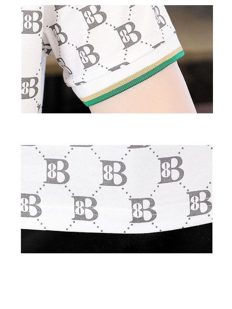 Herre Sommer 2024 Casual Krage Polo T-skjorte - Løs Passform, Kortermet