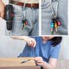 10 Stück Schlüsselanhänger-Verlängerungsstange Schnellverschluss-Schlüsselanhänger Einfach zu wechselnder Schraubendreher-Bits Halter Set Verlängerungsstange 1/4 Zoll Sechskant