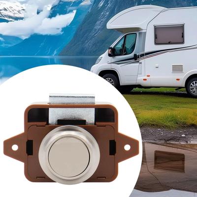 Push Button Latch Lock Accessories Easy To Use Practical Convenient Dustproof Simple Parts for Home