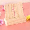 Natural Wooden Earring Holder Stand Jewelry Organizer Display Storage Rack S