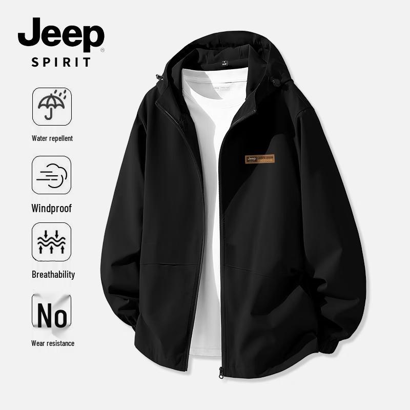 JEEP SPIRIT Men's Crisp 3-Proof Outdoor Work Jacket