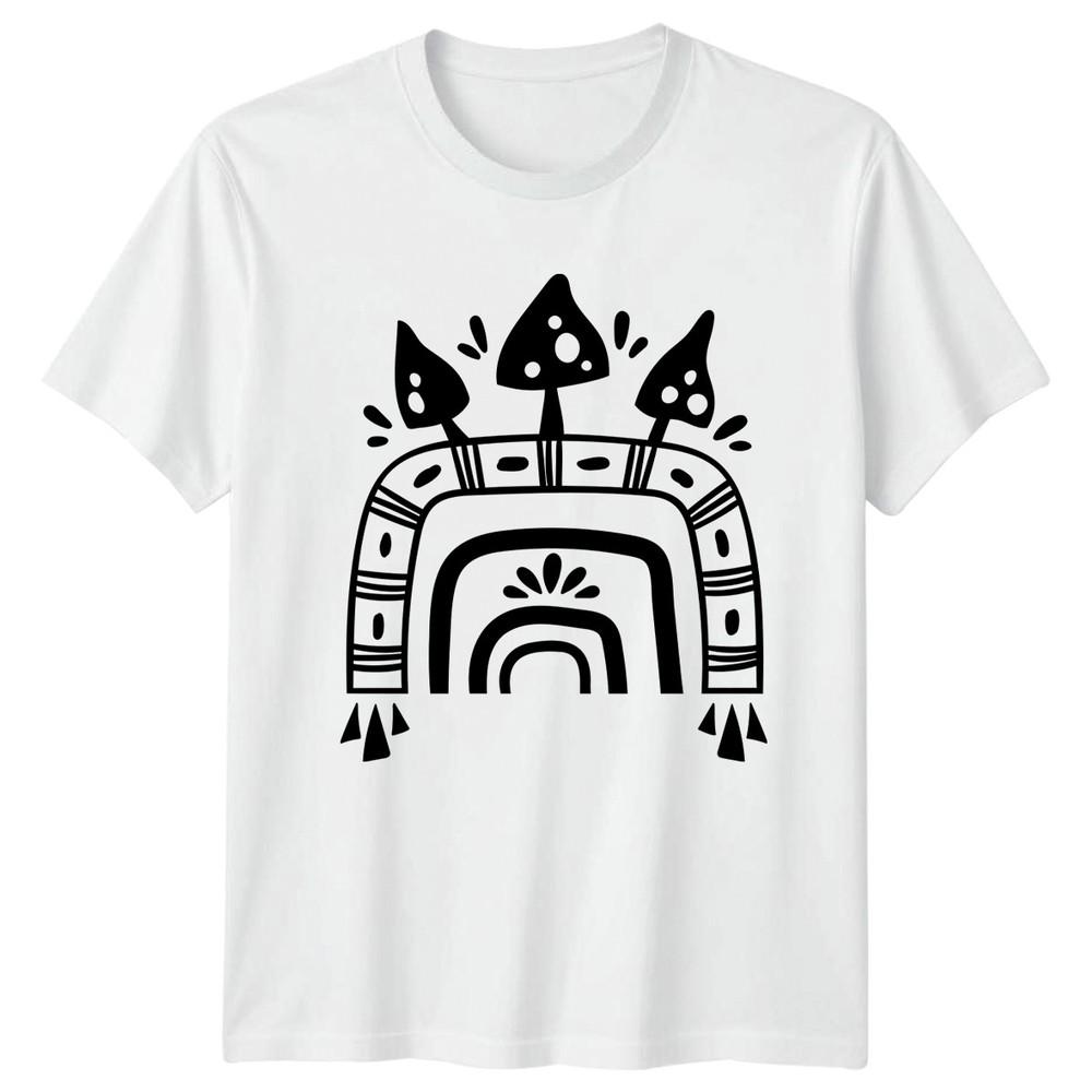 Boho Mushroom Forest Woodland Aesthetic TShirt Boho Nature Art Birthday S