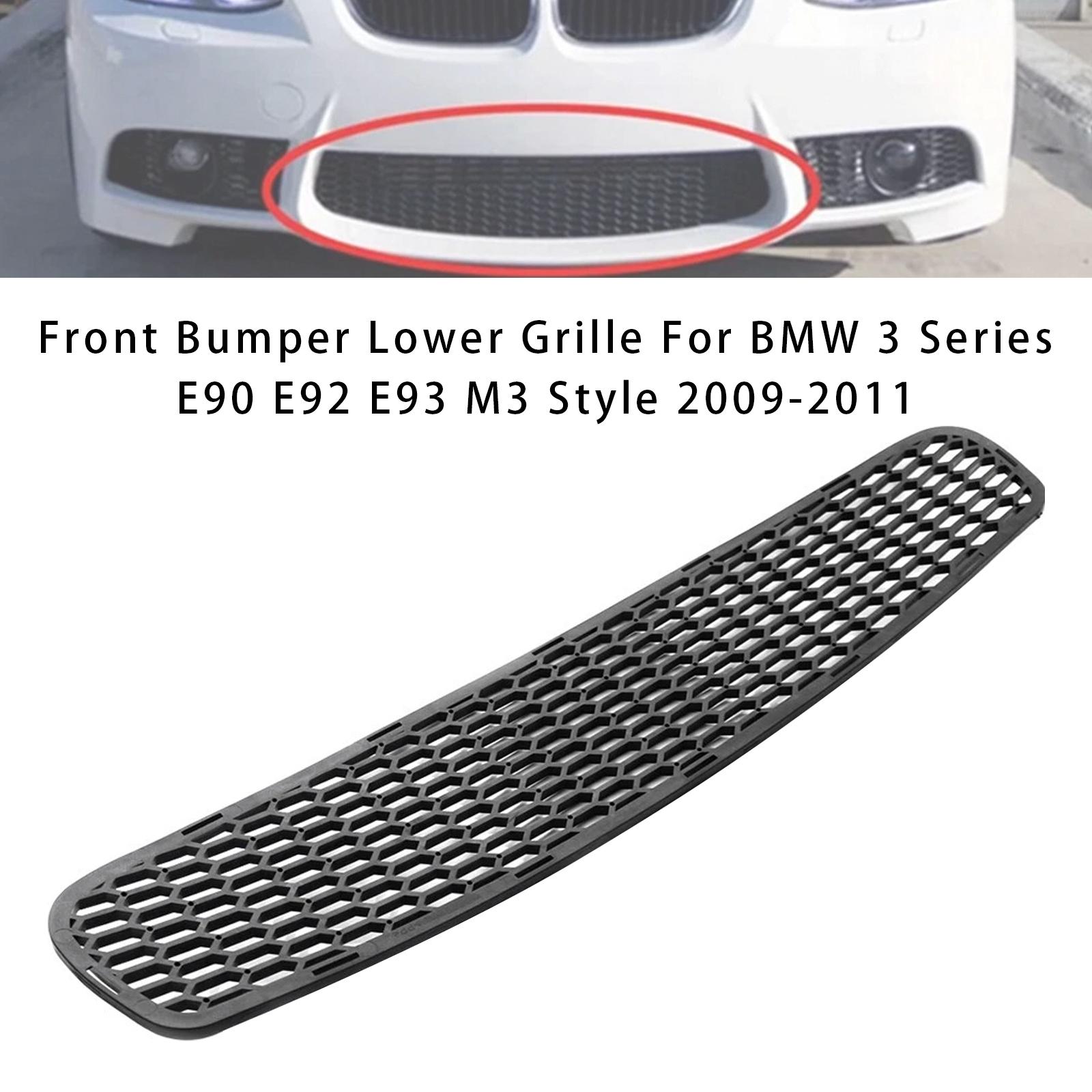 Front Bumper Lower Grille For BMW 3 Series E90 E92 E93 M3 Style 2009-2011