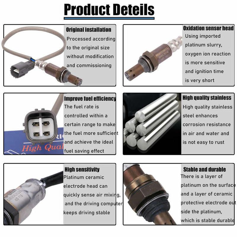RIGHTPARTS 89465-26140 O2 Oxygen Sensor For Toyota Hiace Regice TRH2 1TRFE 2TRFE 2005-13 For Toyota Lambda Sensor 8946526140
