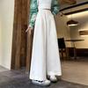 Women's Winter 2025 Apricot Wide-Leg High-Waisted Slimming Loose Pants for Petite Sizes