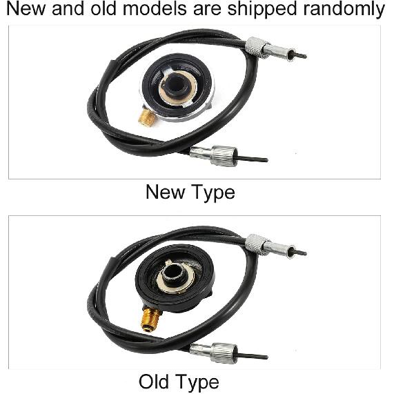 Gy6 Tao Tao Moped Speedometer Cable 12mm Speedometer Drive Gear with 39.4in 100cm Cable For GY6 Scooter Speedometer Cable