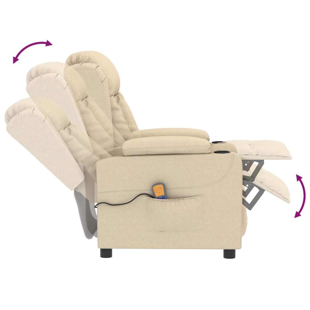 Massage Chair Cream Fabric