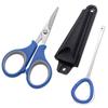 3 in 1 3PCS Stainless Steel Sharp Fishing Scissors Unhooker Multipurpose Fish Line Cutter Portable Hook Remover With Cover
