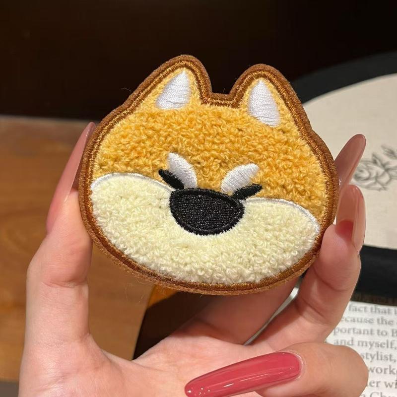 

Cute Shiba Inu Chenille Hair Clip Cartoon Dog Plush Hair Barrette For Women Girls Daily Hair Accessory