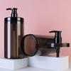 Clear Pump Bottle Dispenser Wide Mouth Shower Bottles  for Shampoo Conditioner Lotion