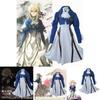 Violet Evergarden Cosplay Costume Auto Memories Doll Outfit Fancy Dress Set