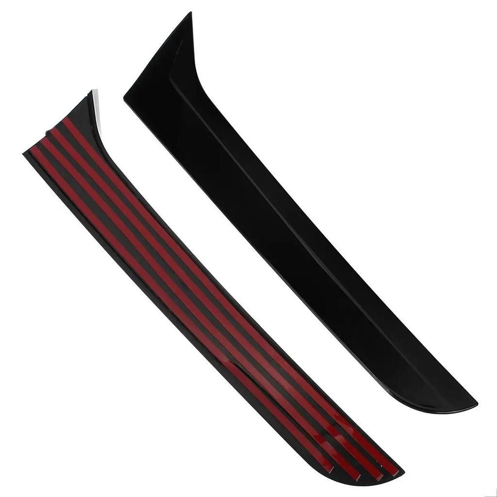 2 STÜCK Heckscheibenabweiser Splitterabdeckung Seiten-Canards Flügelspoiler Aufkleber Für Volkswagen VW Sharan 2011 - Autozubehör