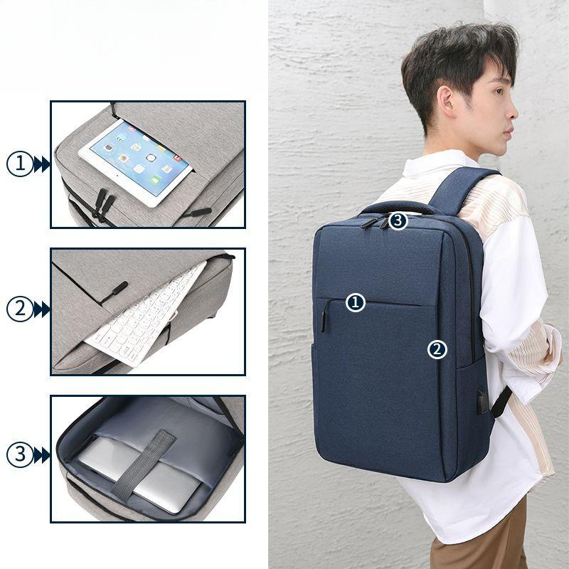Business Backpack Men's Waterproof Backpack Casual Computer Backpack Multifunctional Bag
