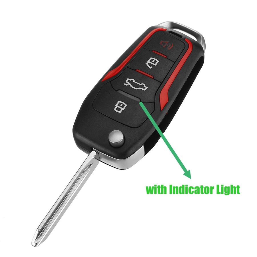 Upgraded Flip Remote Key Fob No Battery 315MHz 4D63 CWTWB1U331 Fit For 2005-2013 Ford Mustang